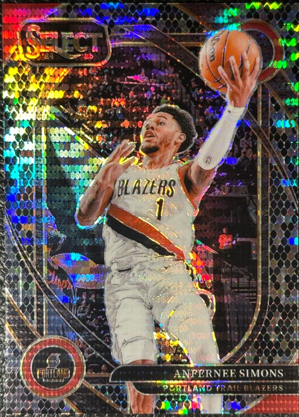 Anfernee Simons [Black Snake Skin Pulsar Prizm] #208