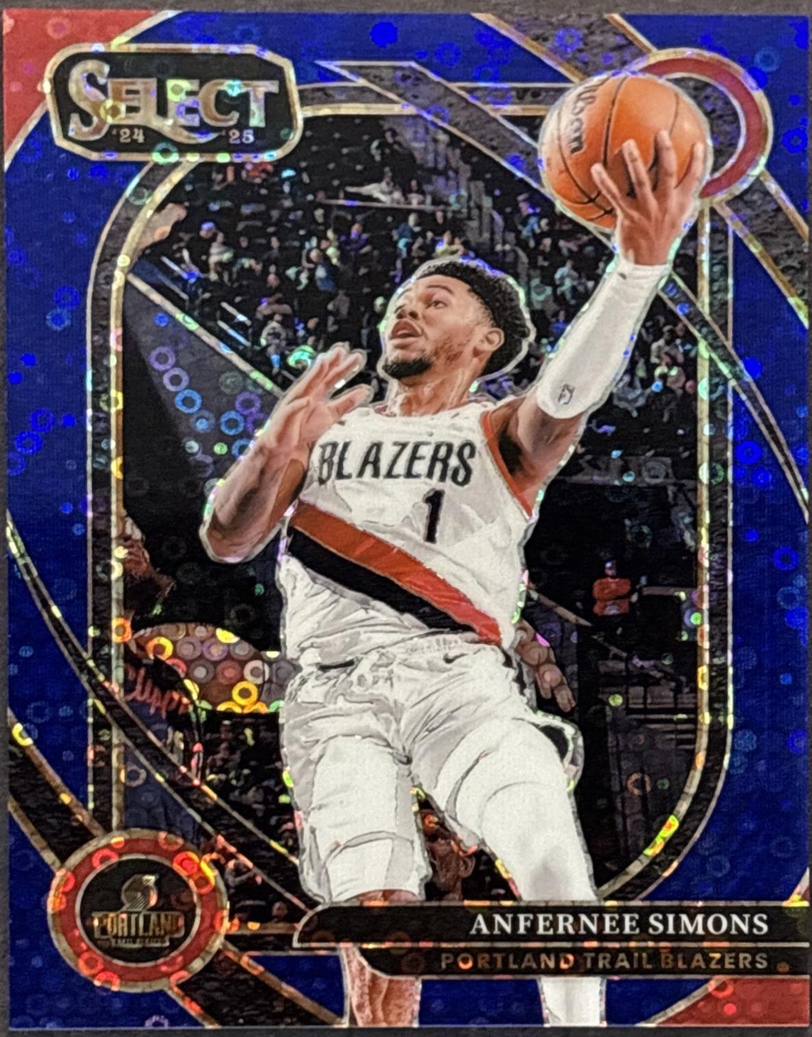 Anfernee Simons [Blue Disco Prizm] #208