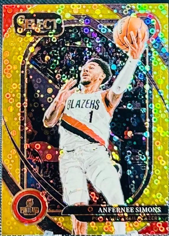 Anfernee Simons [Gold Disco Prizm] #208