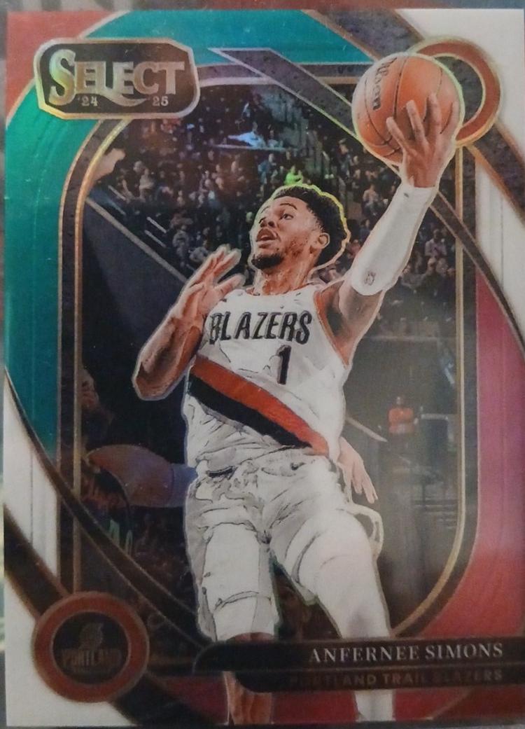 Anfernee Simons [Green White Purple Prizm] #208