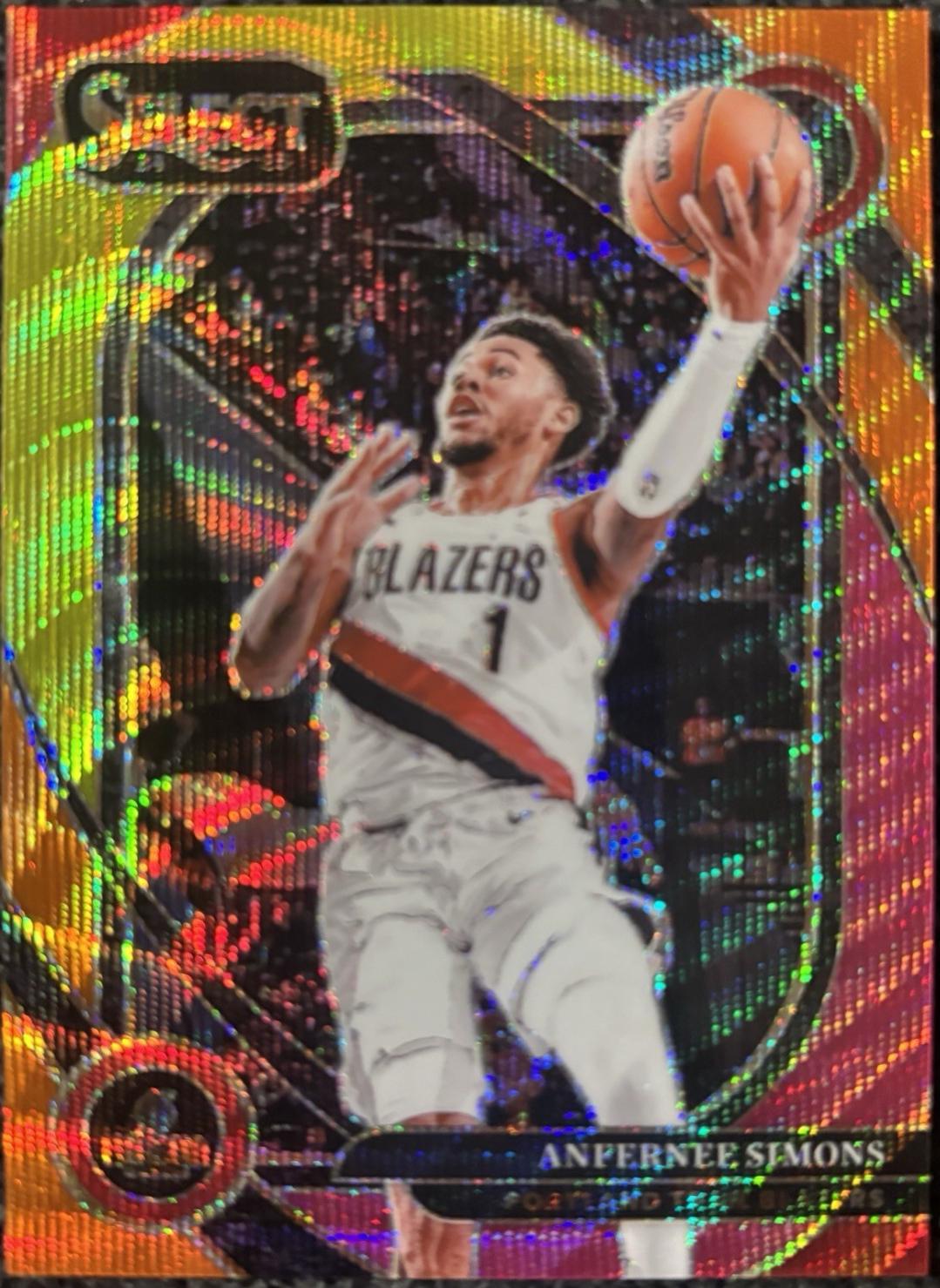 Anfernee Simons [Multi Wave Prizm] #208