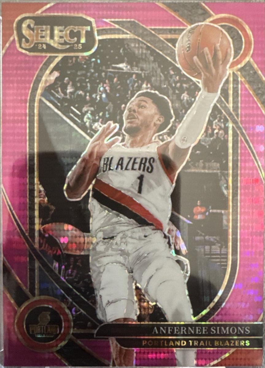 Anfernee Simons [Neon Purple Pulsar Prizm] #208