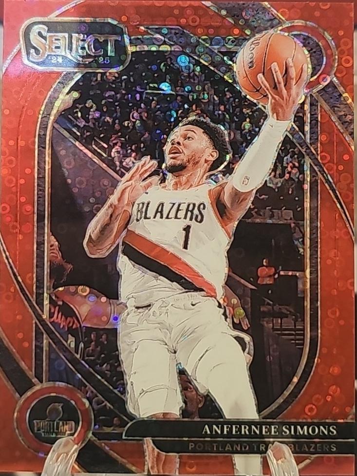 Anfernee Simons [Red Disco Prizm] #208