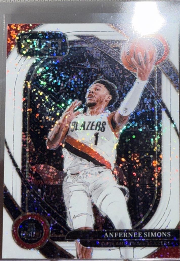 Anfernee Simons [White Sparkle Prizm] #208