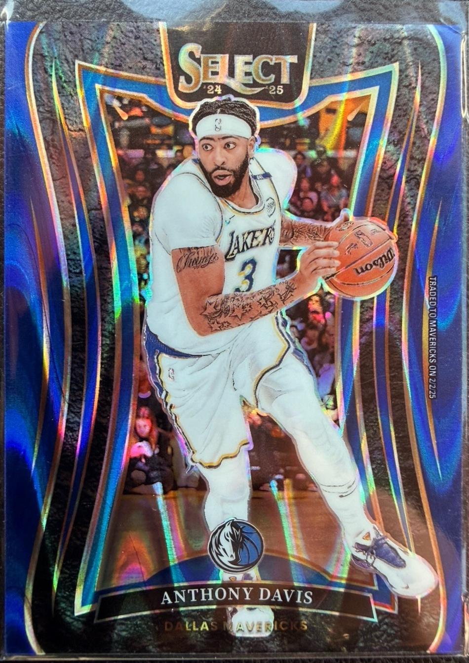 Anthony Davis [Blue Flash Prizm] #333