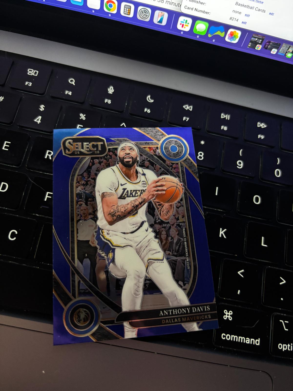 Anthony Davis [Blue Prizm] #214