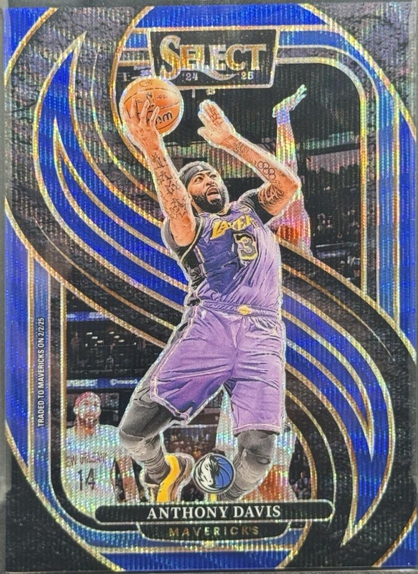 Anthony Davis [Blue Wave Prizm] #149