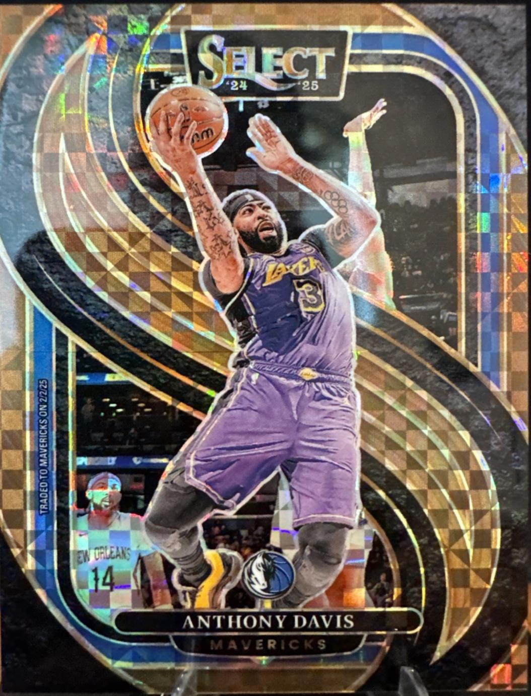 Anthony Davis [Bronze Checker Prizm] #149
