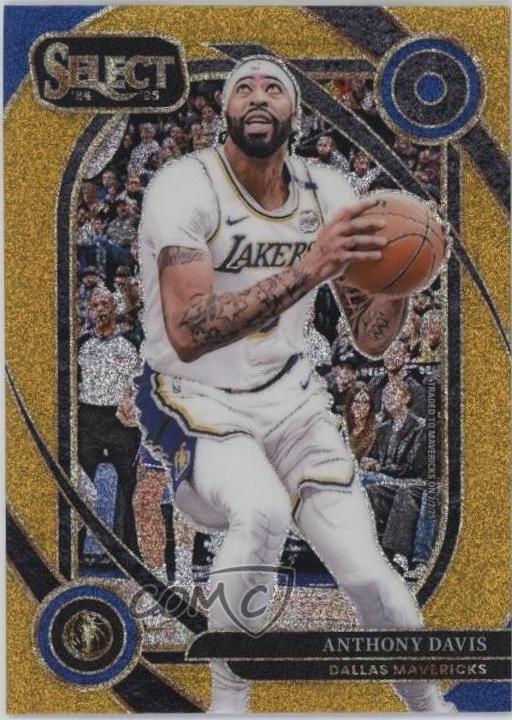 Anthony Davis [Gold Glitter Prizm] #214