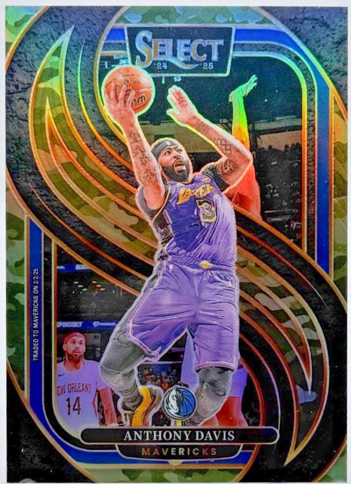 Anthony Davis [Green Camo Prizm] #149