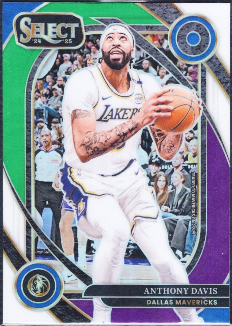 Anthony Davis [Green White Purple Prizm] #214