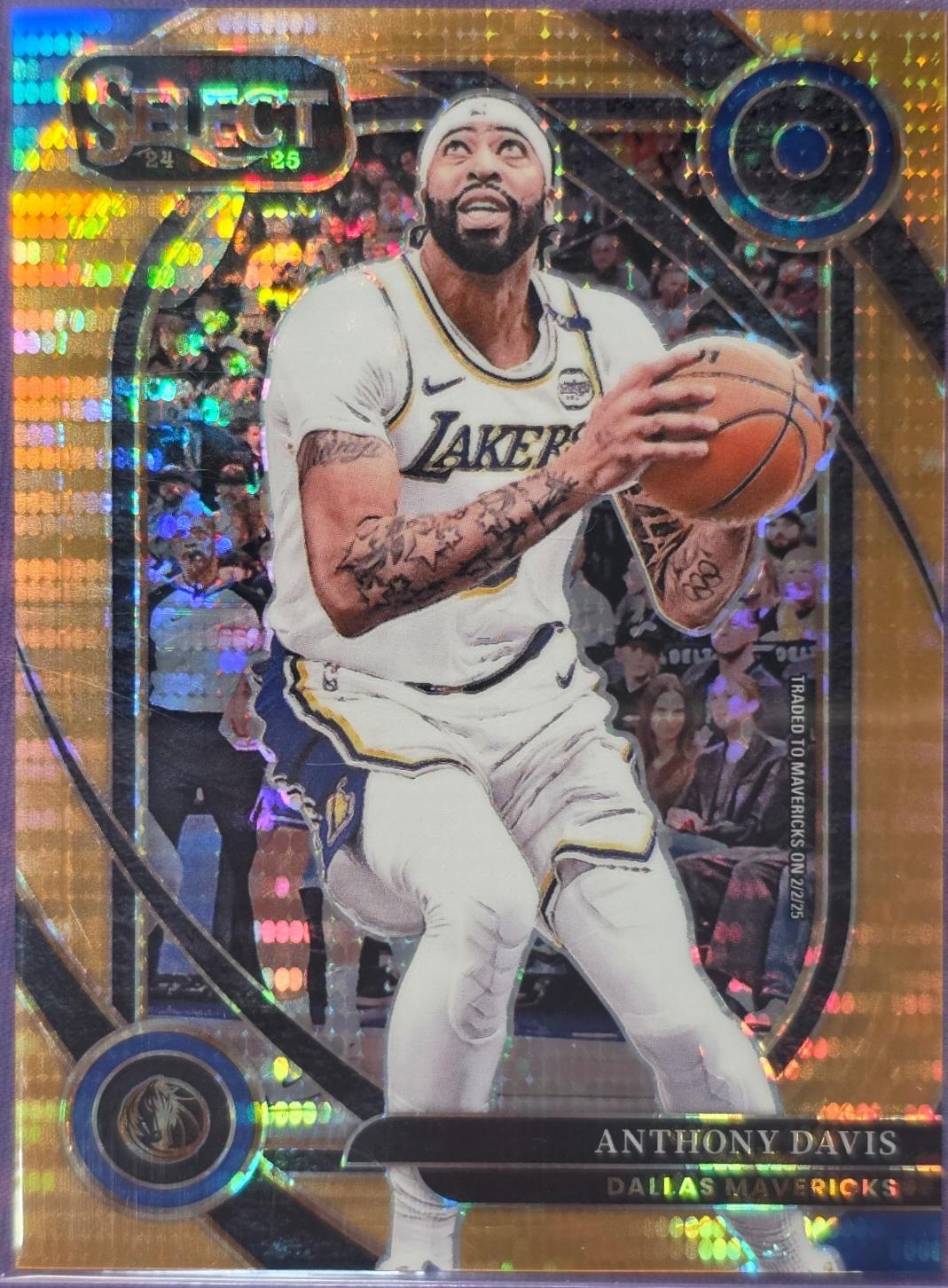 Anthony Davis [Neon Orange Pulsar Prizm] #214