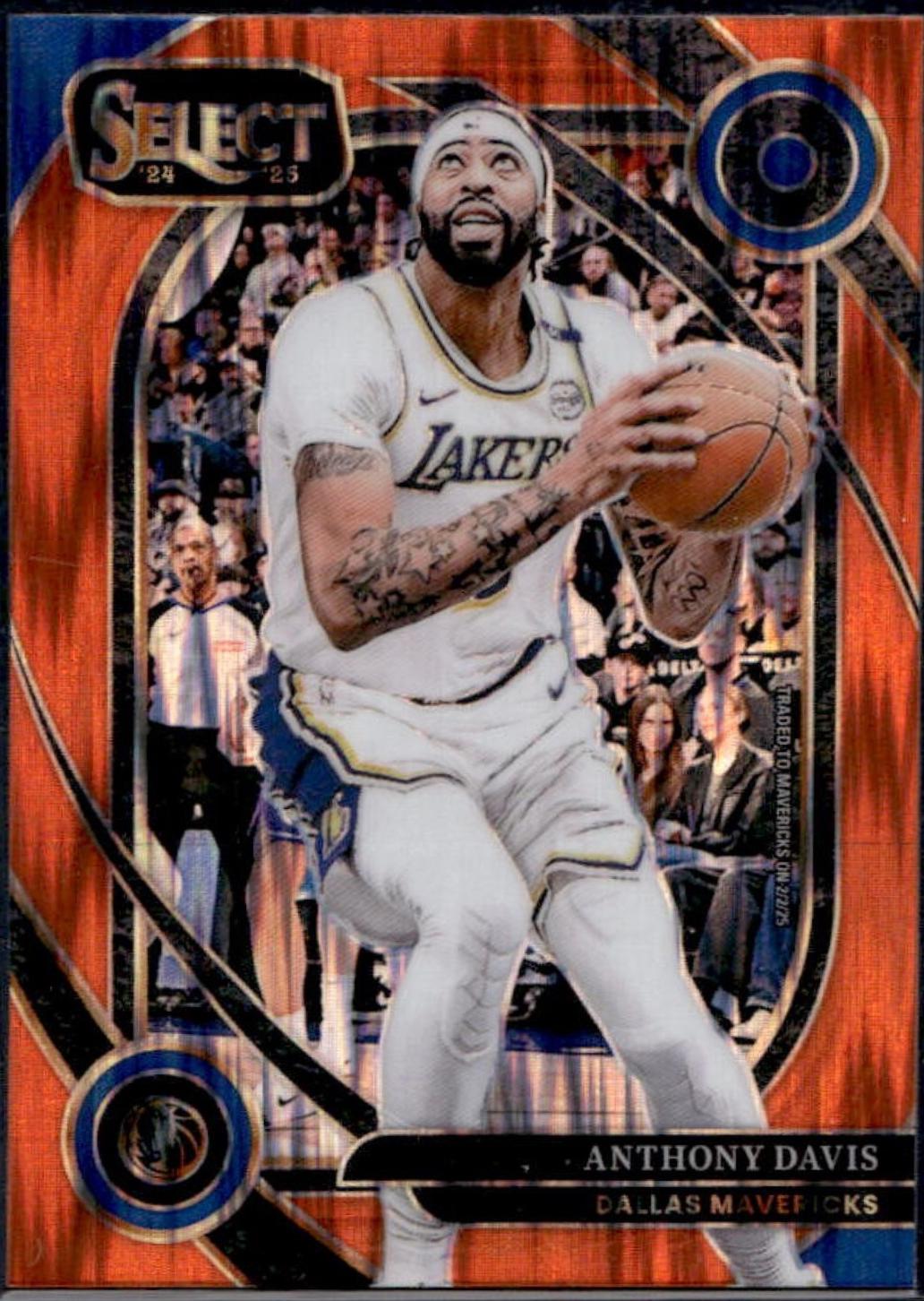 Anthony Davis [Orange Flash Prizm] #214