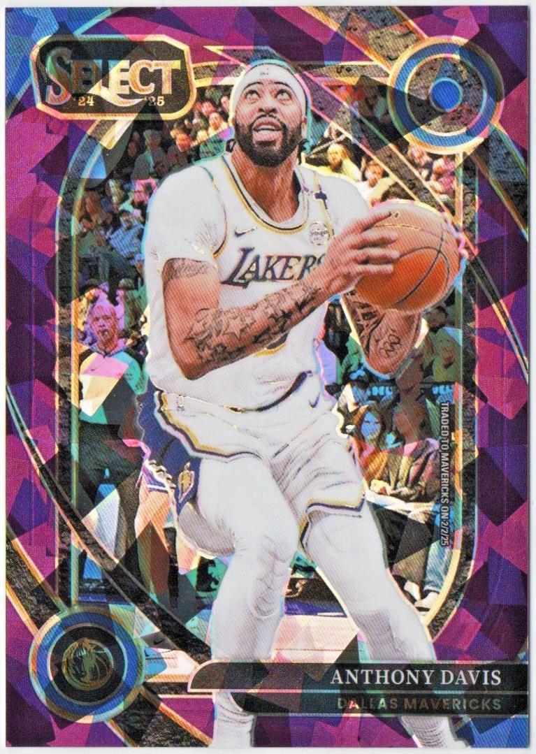 Anthony Davis [Purple Cracked Ice Prizm] #214