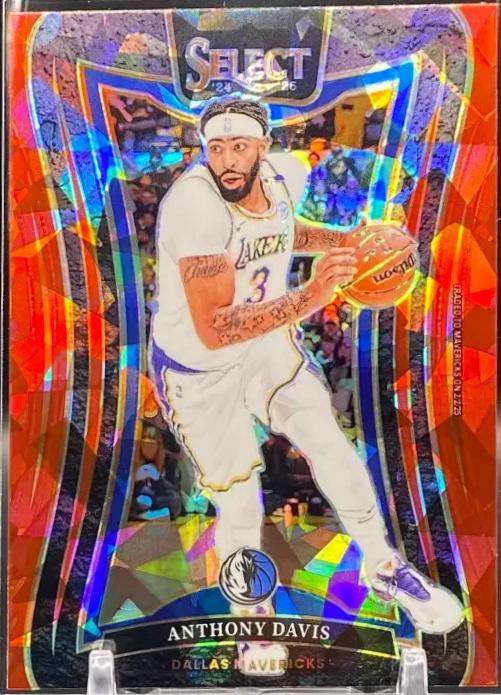 Anthony Davis [Red Cracked Ice Prizm] #333