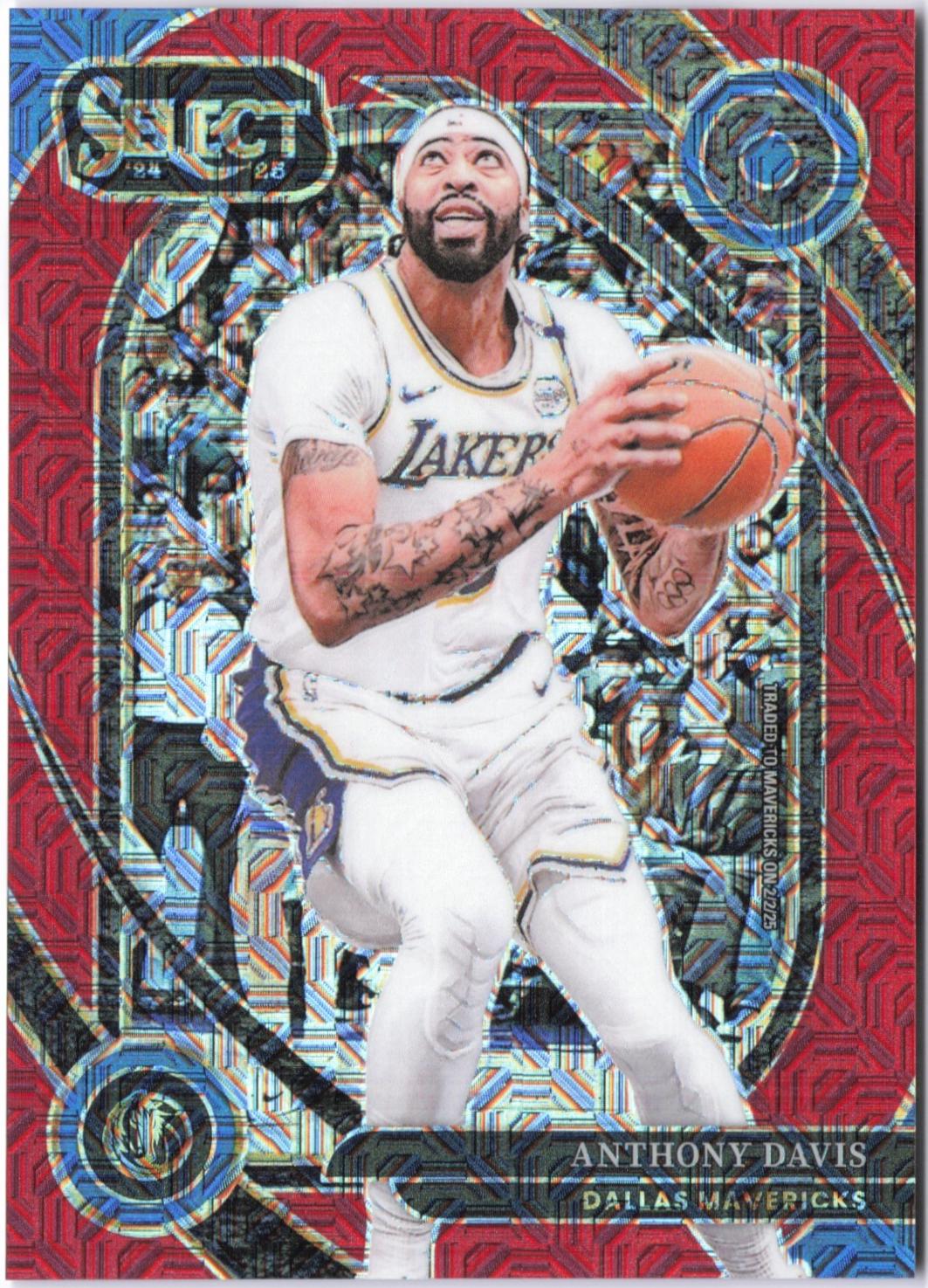 Anthony Davis [Red Mojo Prizm] #214