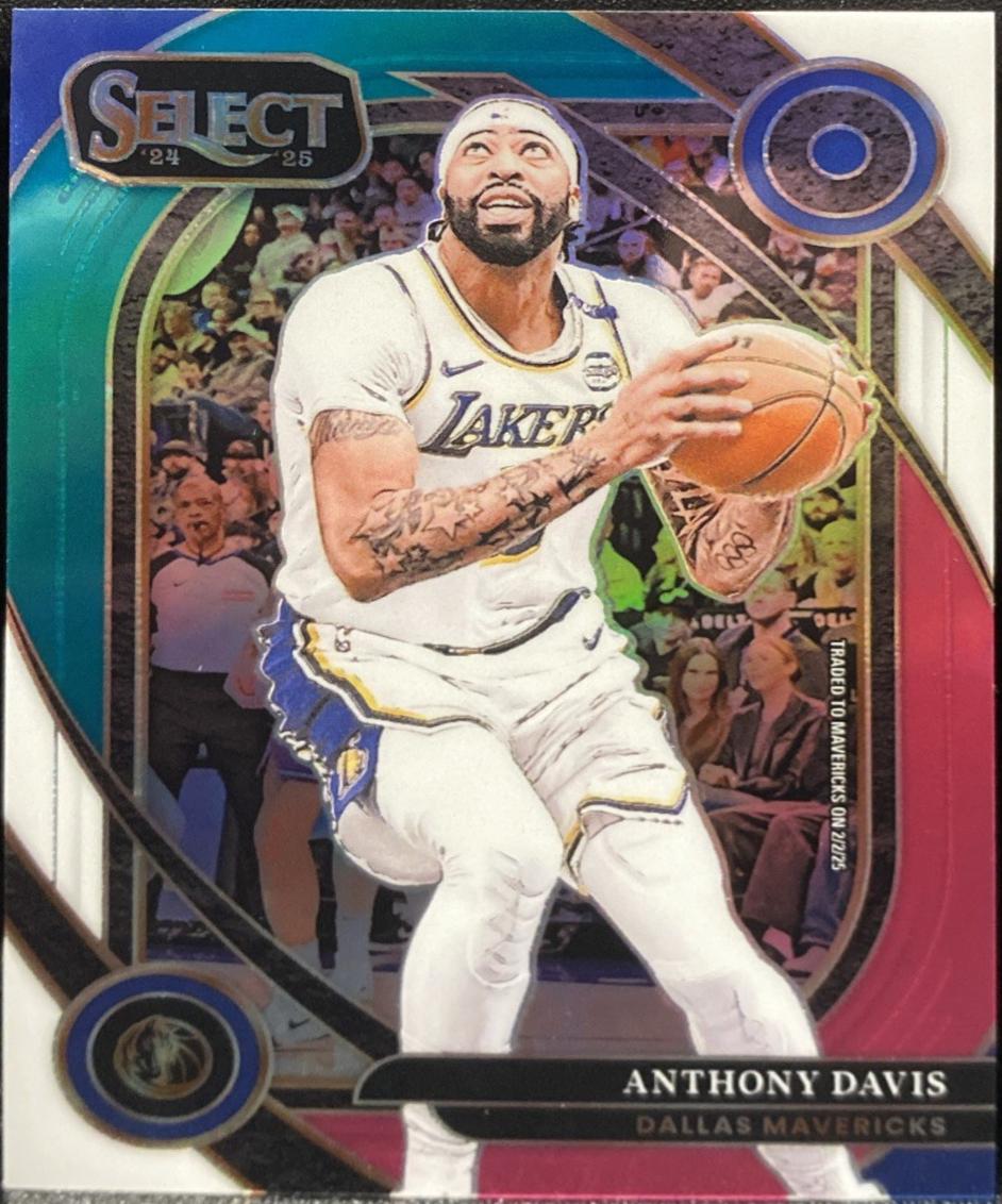 Anthony Davis [Teal White Pink Prizm] #214