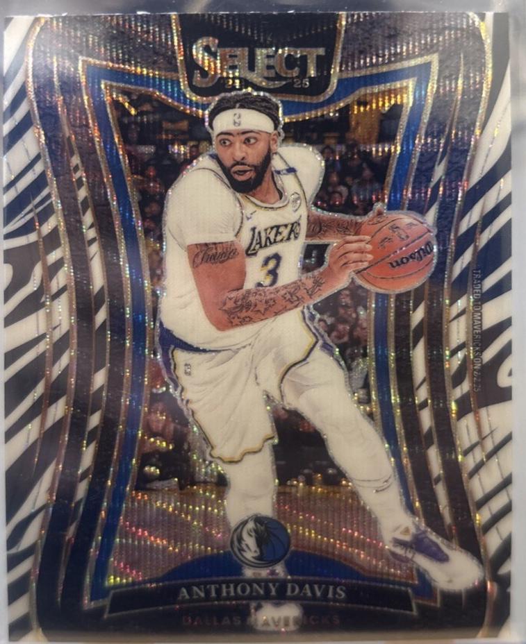 Anthony Davis [Zebra Prizm] #333