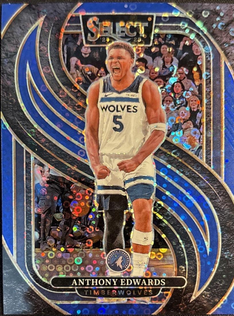 Anthony Edwards [Blue Disco Prizm] #130