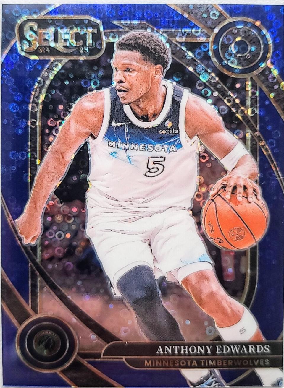 Anthony Edwards [Blue Disco Prizm] #248