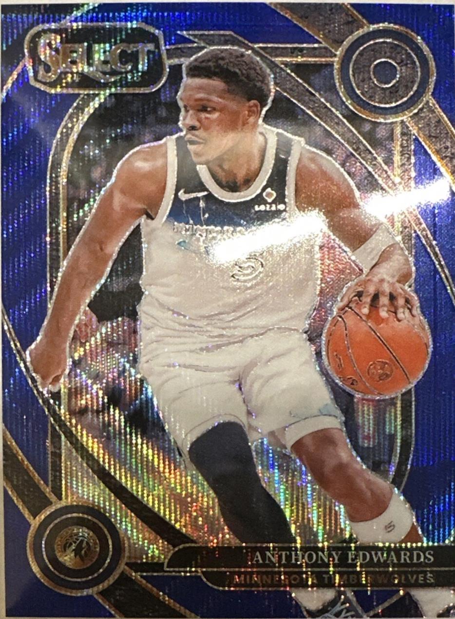 Anthony Edwards [Blue Wave Prizm] #248