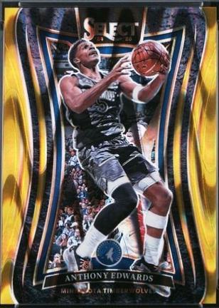 Anthony Edwards [Gold Tectonic Prizm] #365