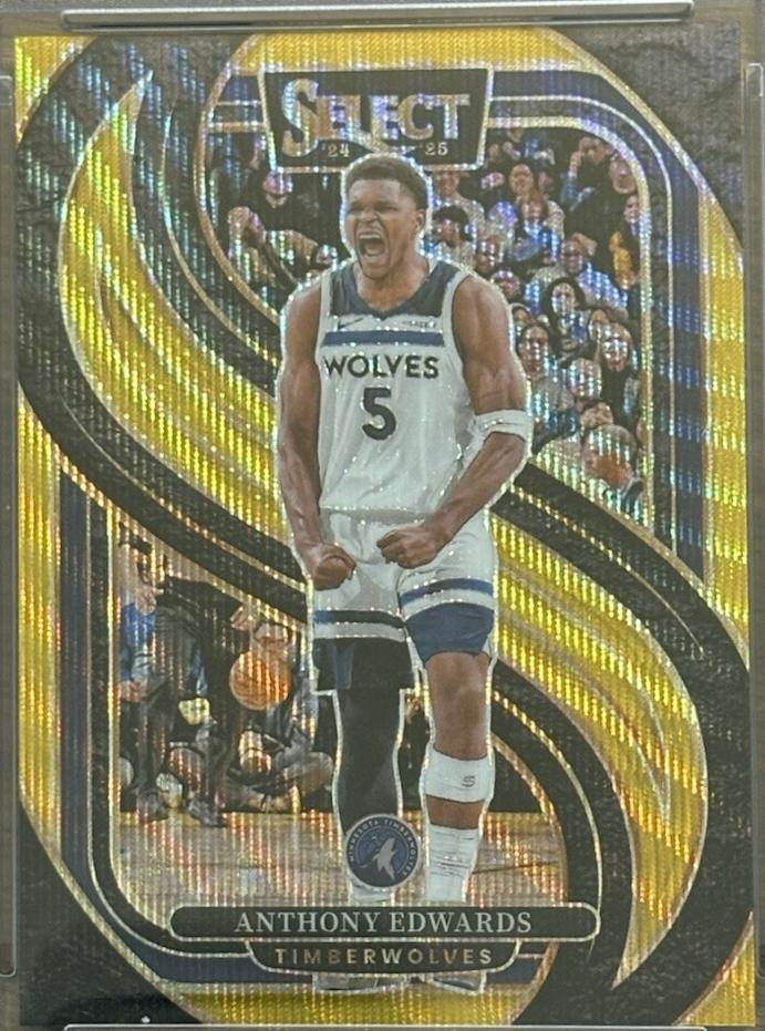 Anthony Edwards [Gold Wave Prizm] #130