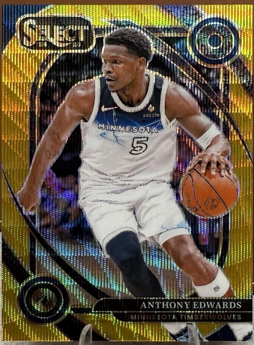 Anthony Edwards [Gold Wave Prizm] #248