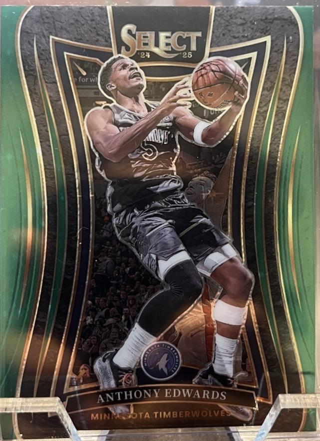 Anthony Edwards [Green Stars Prizm] #365