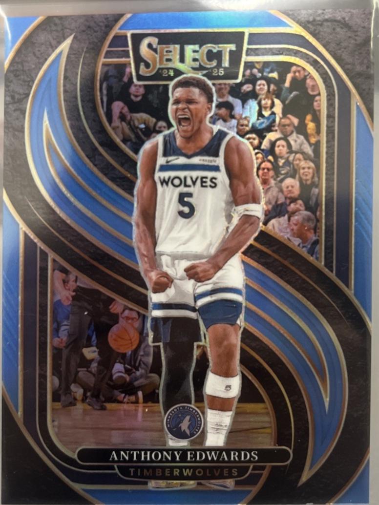 Anthony Edwards [Light Blue Prizm] #130