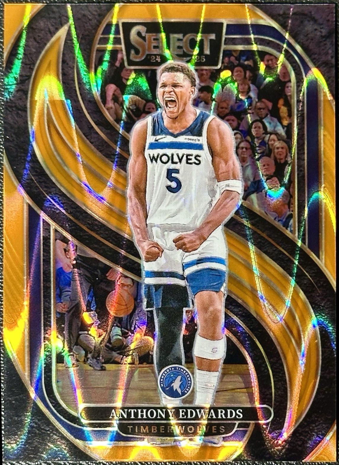 Anthony Edwards [Orange Prizm] #130