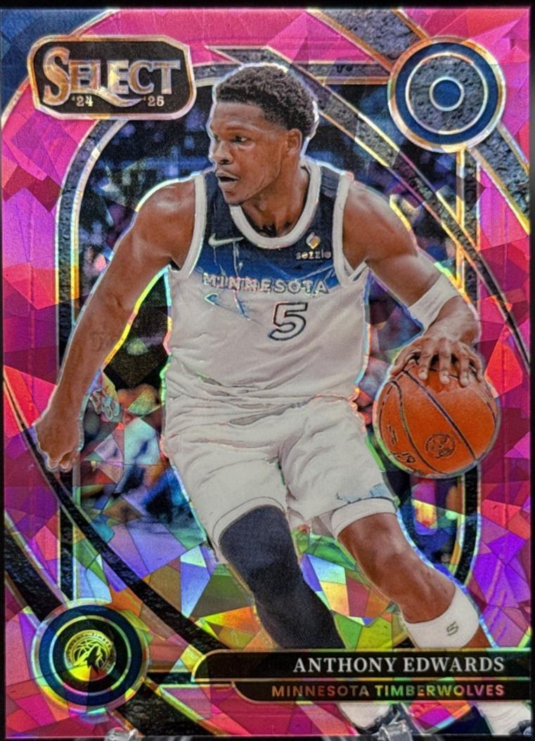 Anthony Edwards [Pink Cracked Ice Prizm] #248