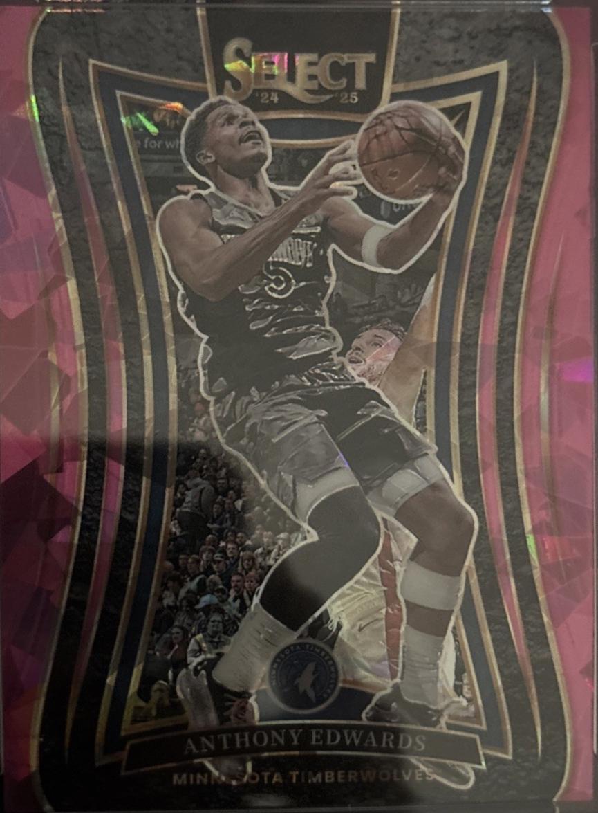 Anthony Edwards [Pink Cracked Ice Prizm] #365