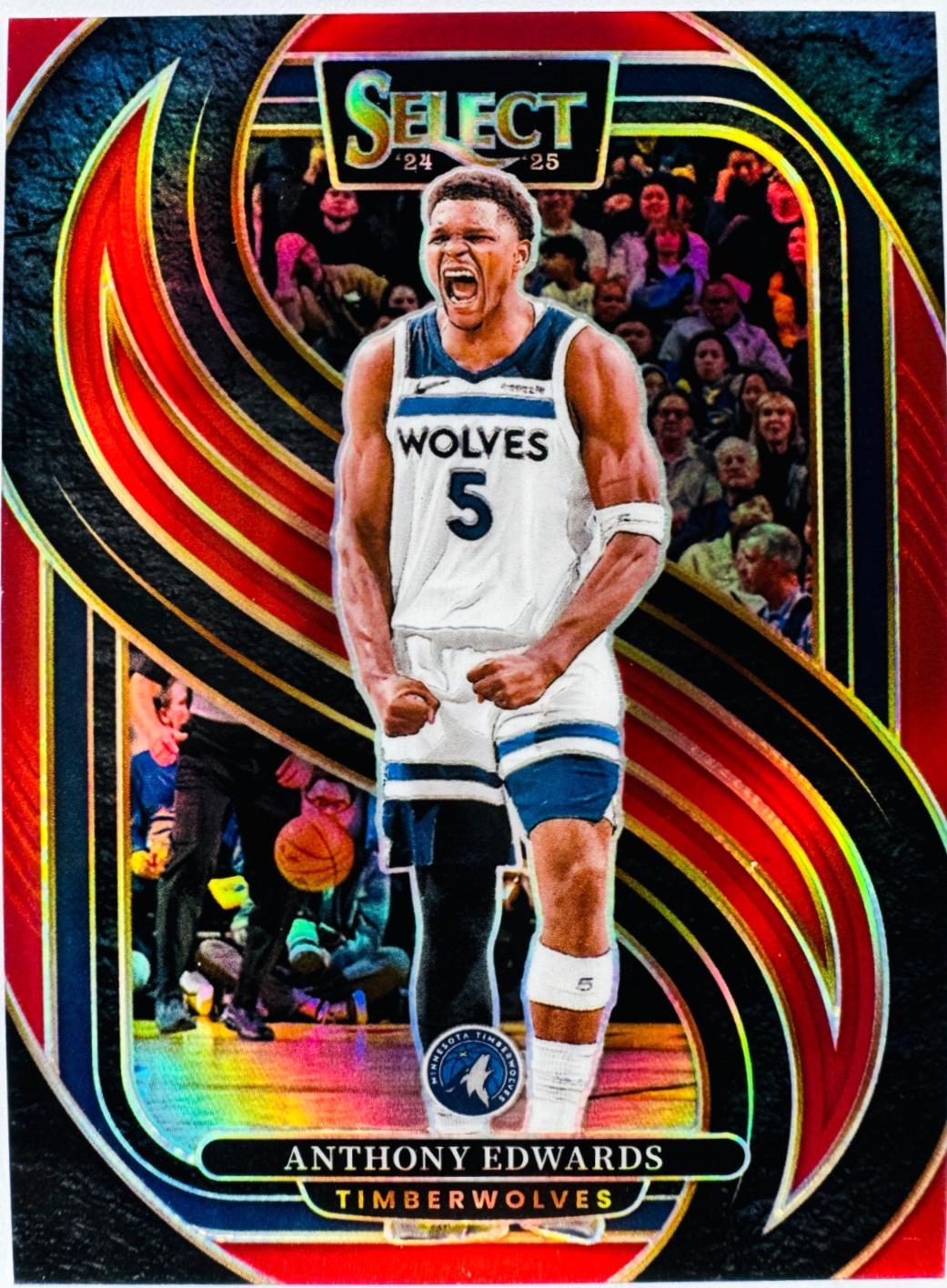 Anthony Edwards [Red Prizm] #130