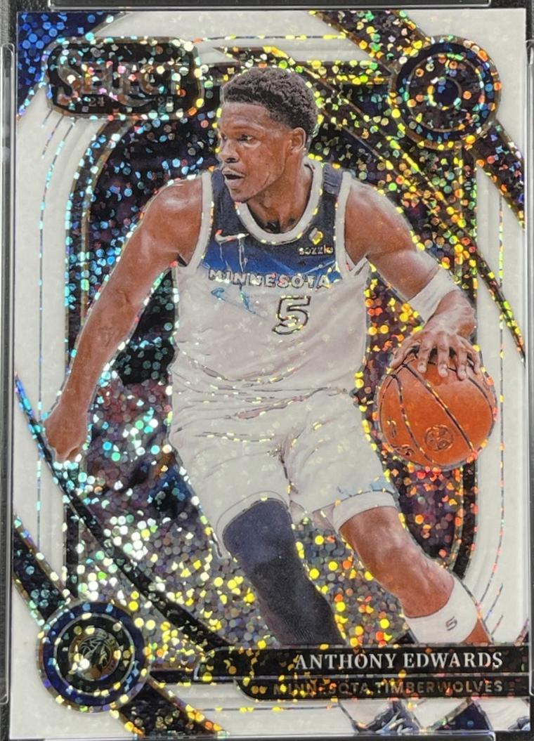 Anthony Edwards [White Sparkle Prizm] #248