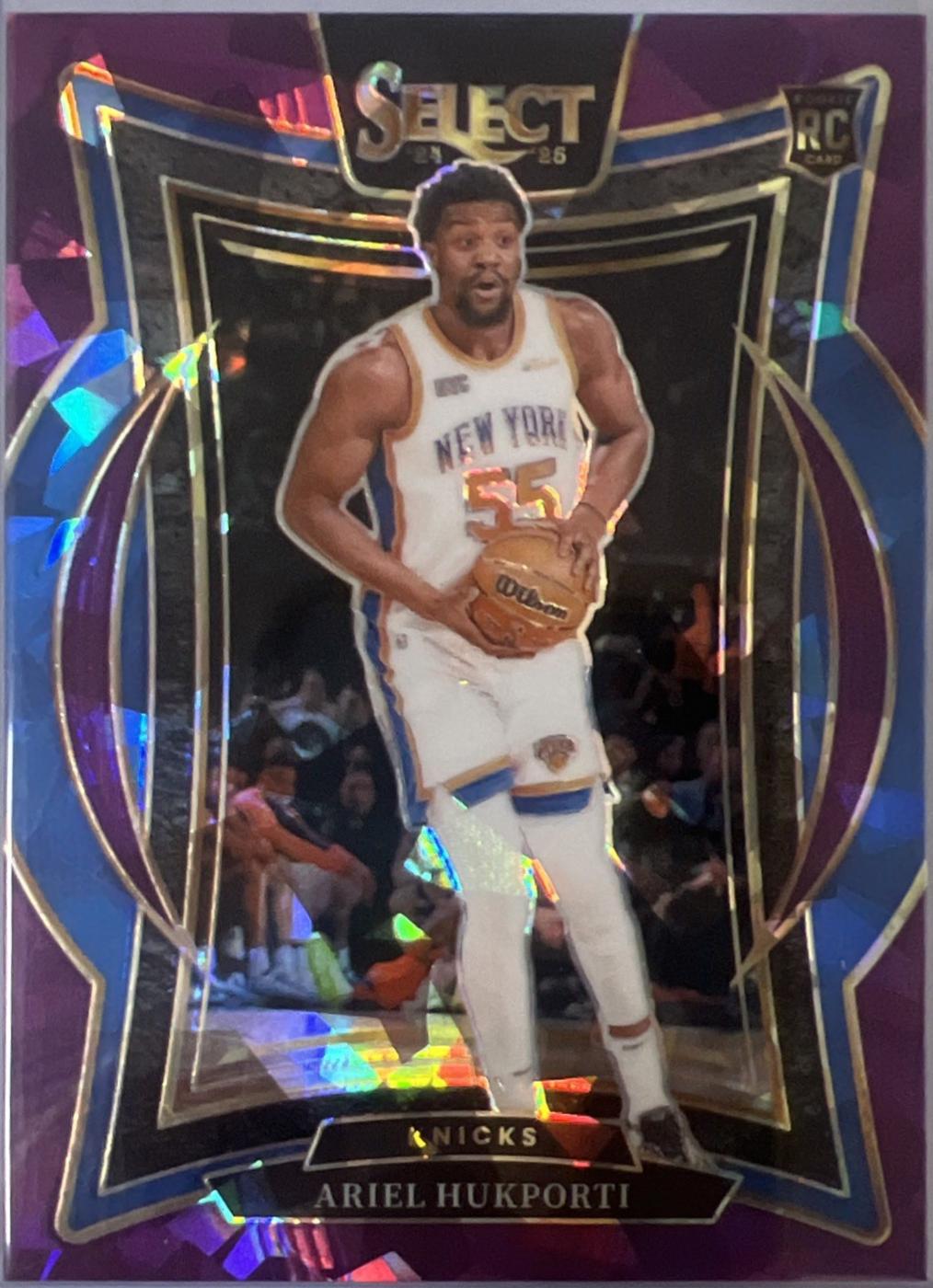 Ariel Hukporti [Purple Cracked Ice Prizm] #93