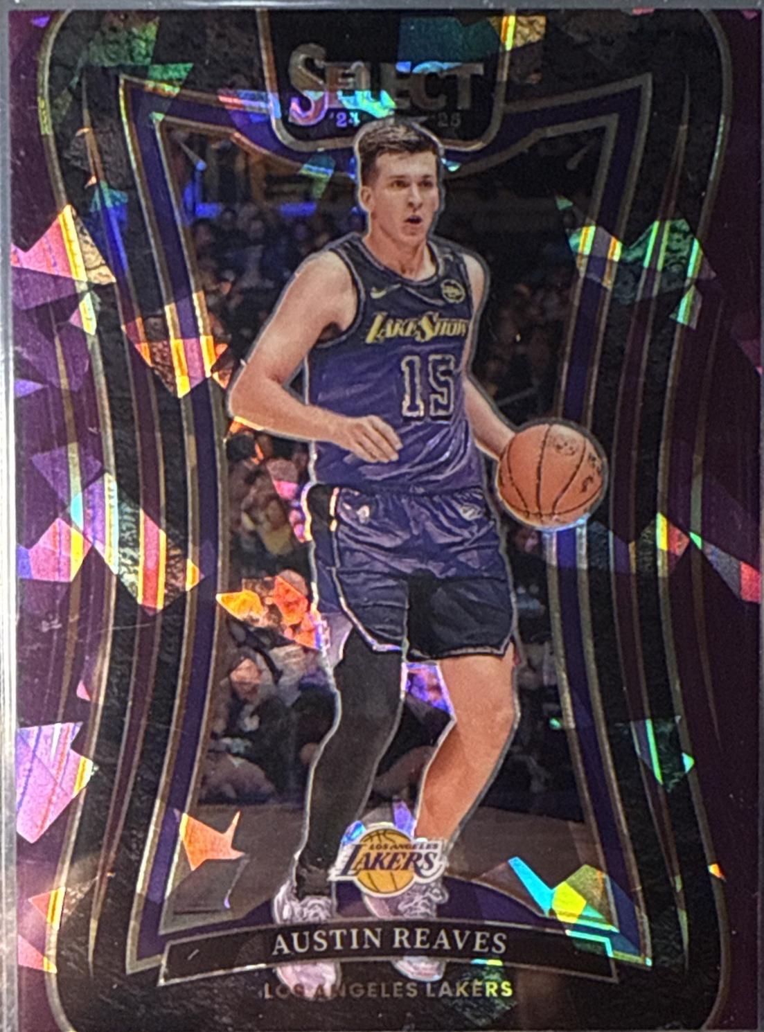 Austin Reaves [Purple Cracked Ice Prizm] #320