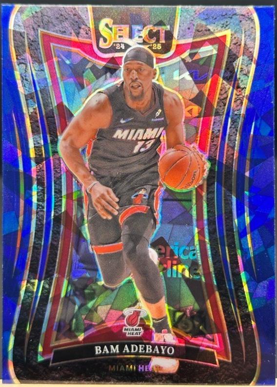 Bam Adebayo [Blue Cracked Ice Prizm] #334