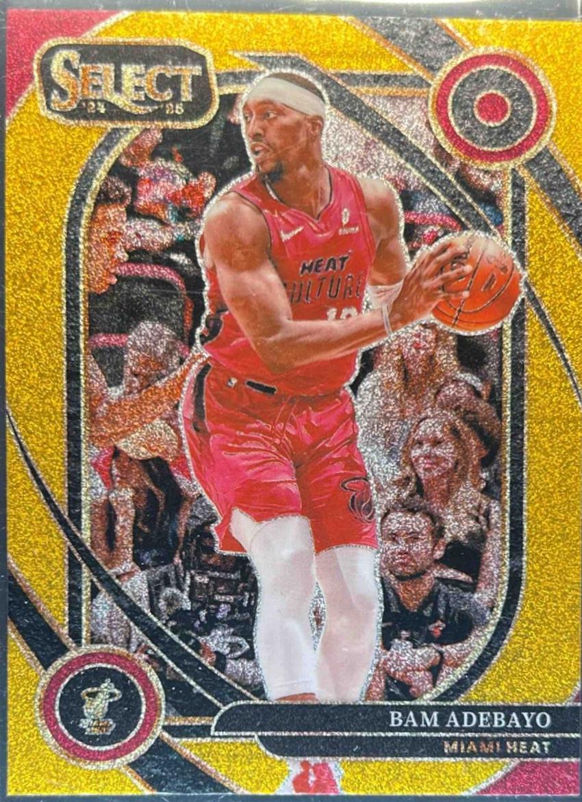 Bam Adebayo [Gold Glitter Prizm] #221