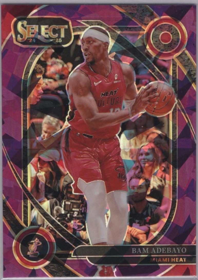 Bam Adebayo [Purple Cracked Ice Prizm] #221