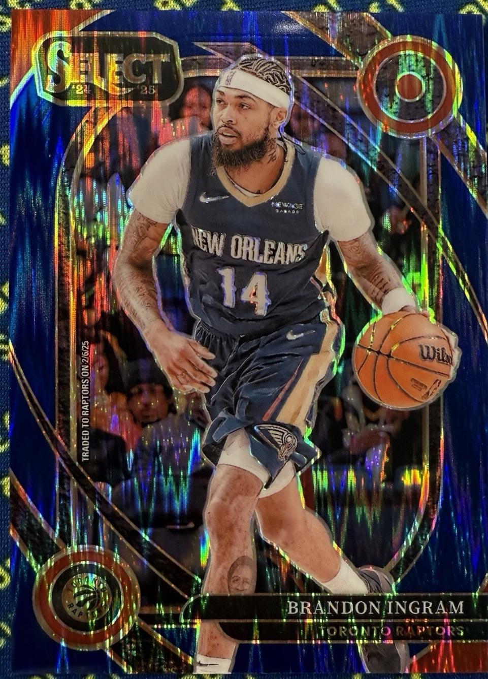 Brandon Ingram [Blue Flash Prizm] #255