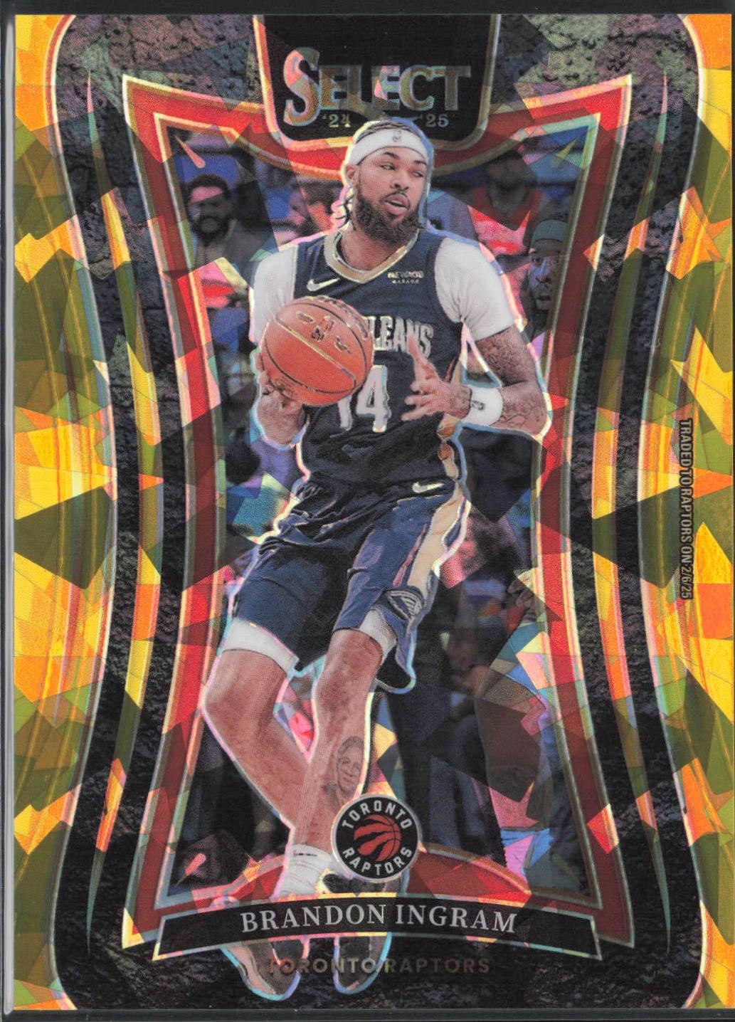 Brandon Ingram [Gold Cracked Ice Prizm] #359