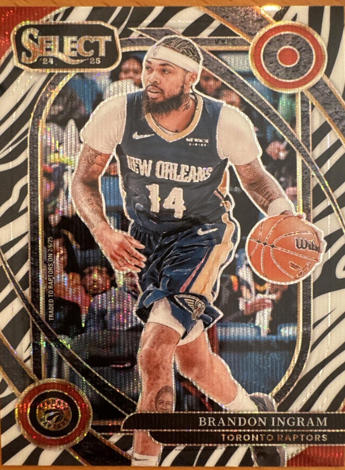 Brandon Ingram [Zebra Prizm] #255
