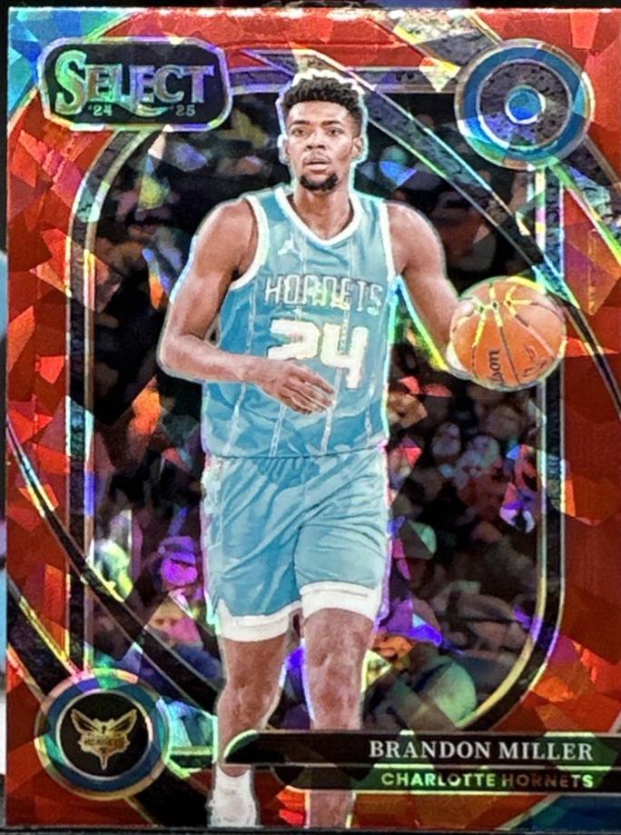 Brandon Miller [Purple Cracked Ice Prizm] #216