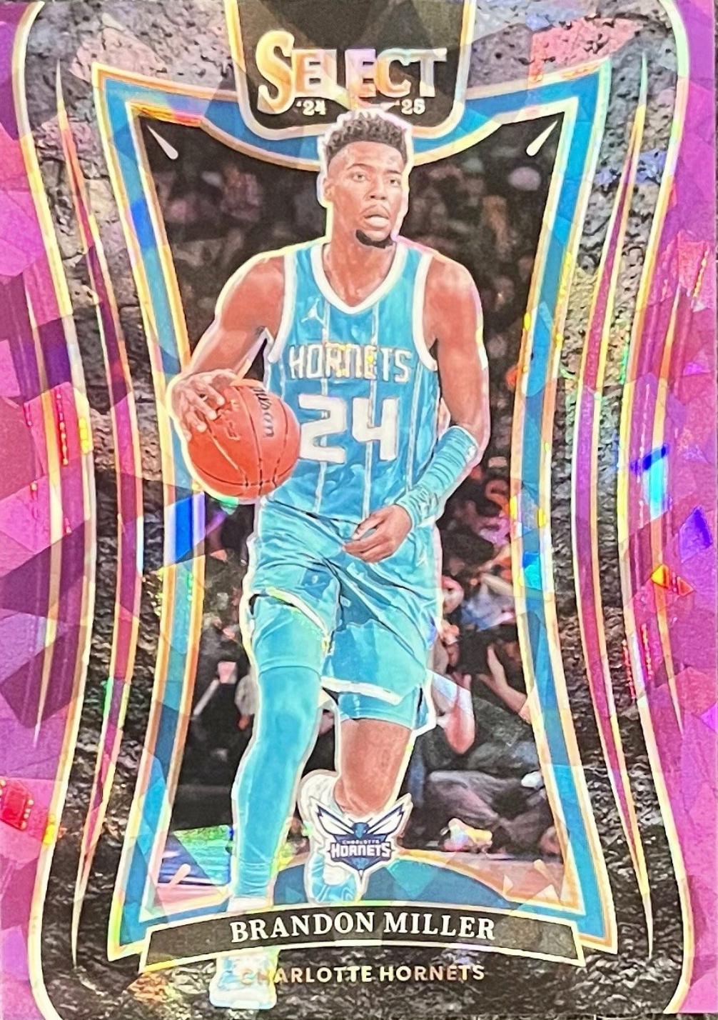 Brandon Miller [Purple Cracked Ice Prizm] #345