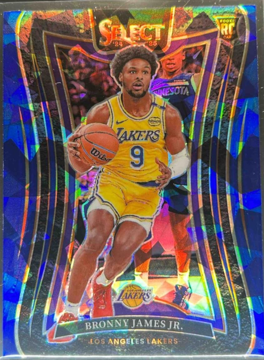 Bronny James Jr. [Blue Cracked Ice Prizm] #369