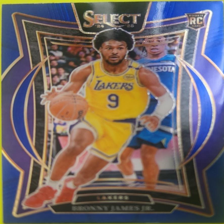 Bronny James Jr. [Blue Disco Prizm] #90