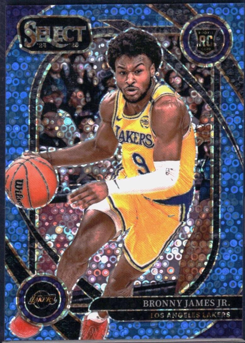 Bronny James Jr. [Blue Flash Prizm] #290