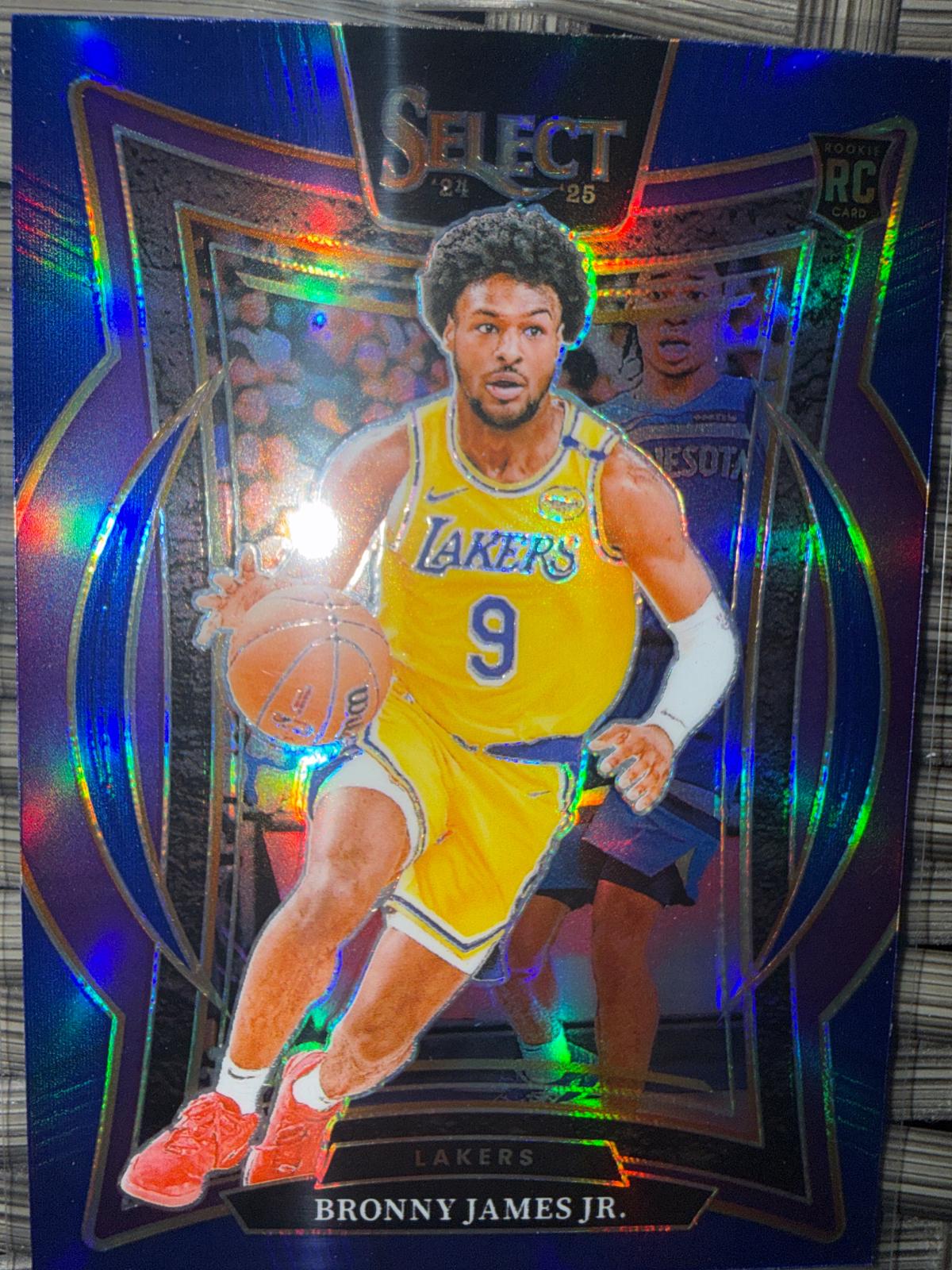 Bronny James Jr. [Blue Prizm] #90