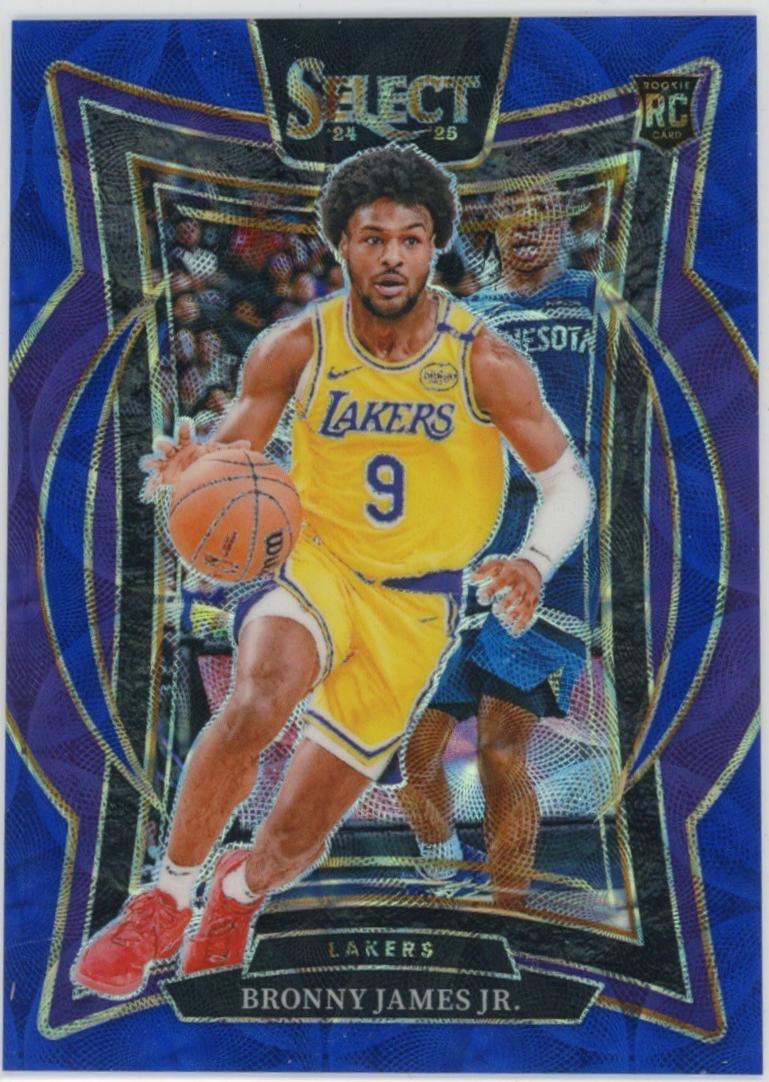 Bronny James Jr. [Blue Scope Prizm] #90